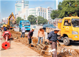 地下商業(yè)城人防工程開工建設(shè)